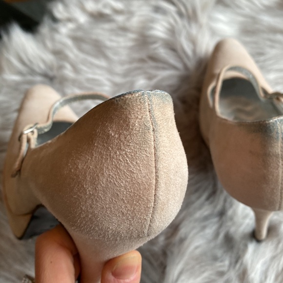 Dolce & Gabbana blush suede platform high heels size 36 - Picture 4 of 14